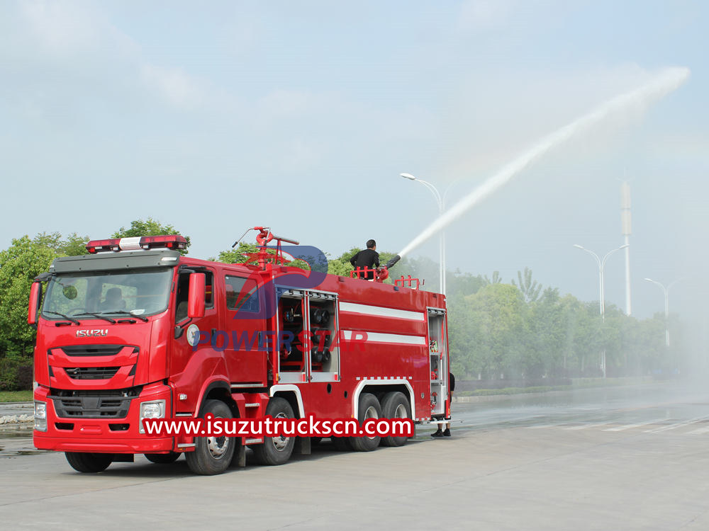 Isuzu fire truck