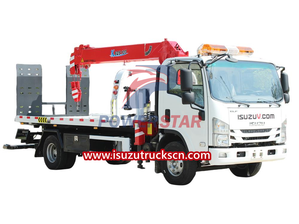 ISUZU wrecker truck with crane