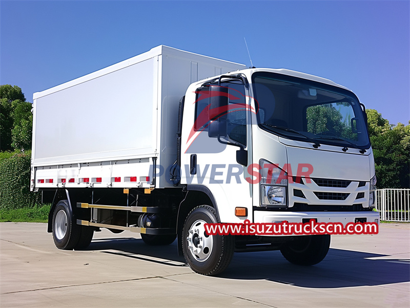 Isuzu aluminum van truck