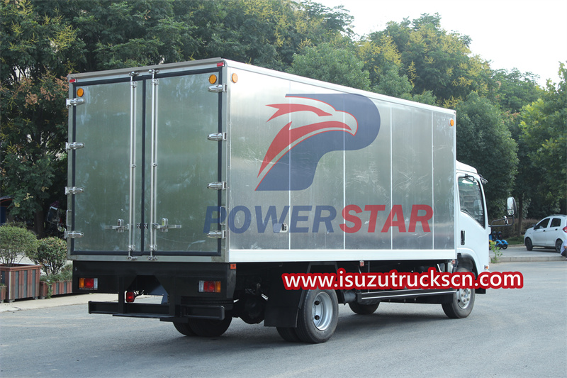 Isuzu aluminum van truck