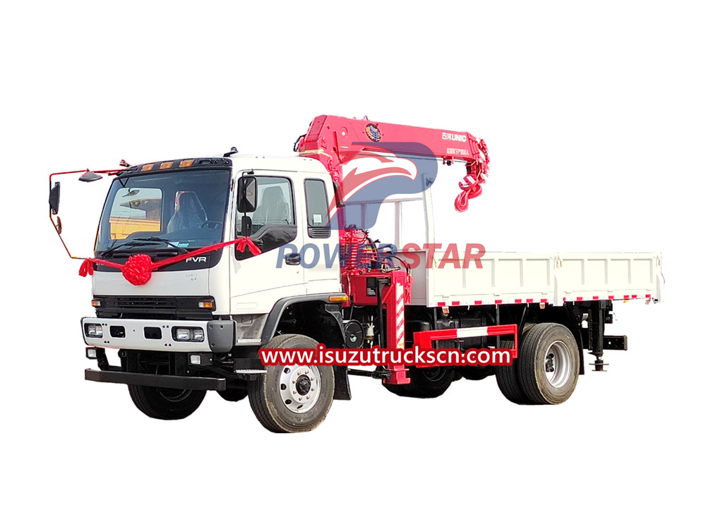 18 tons Isuzu FVR FTR AWD Boom Truck Crane