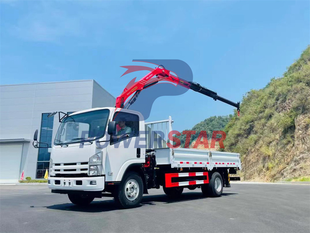 Isuzu knuckle Boom Crane Trucks