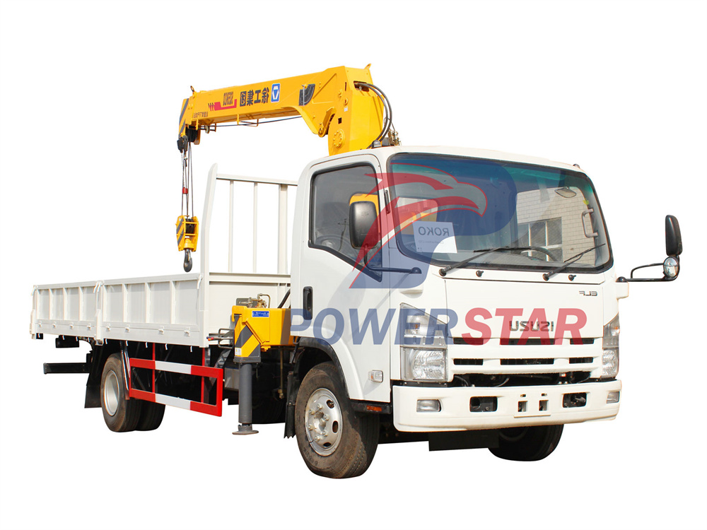 Isuzu Cargo Crane Truck