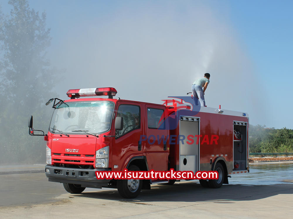 Isuzu fire truck