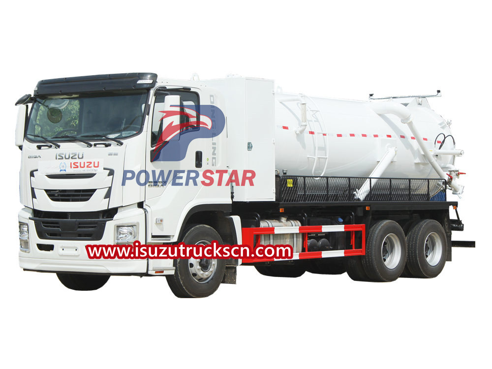 Isuzu sewage truck