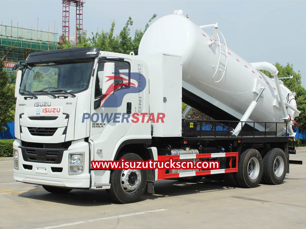 Isuzu sewage truck