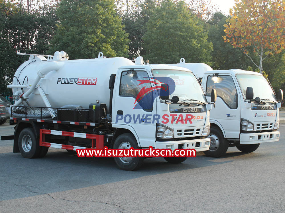 Isuzu vacuum truck