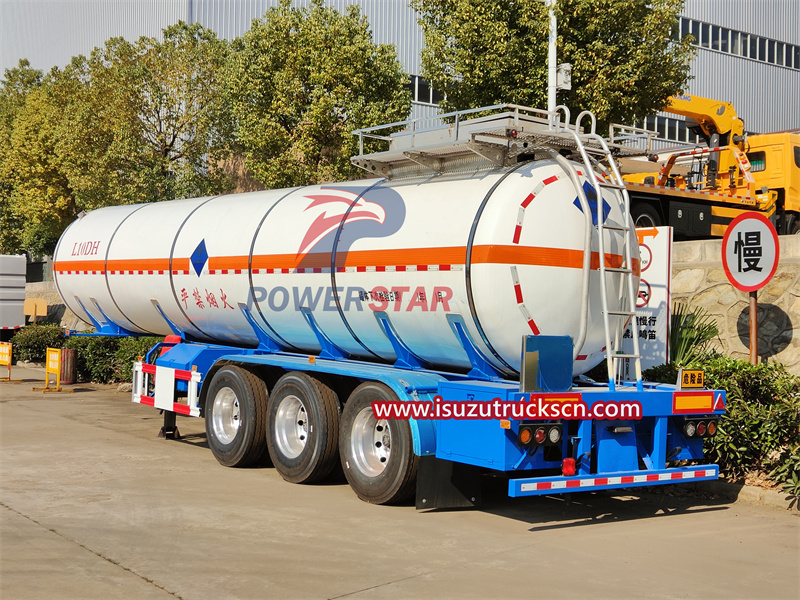 Latest LPG Gas Transport Trailer