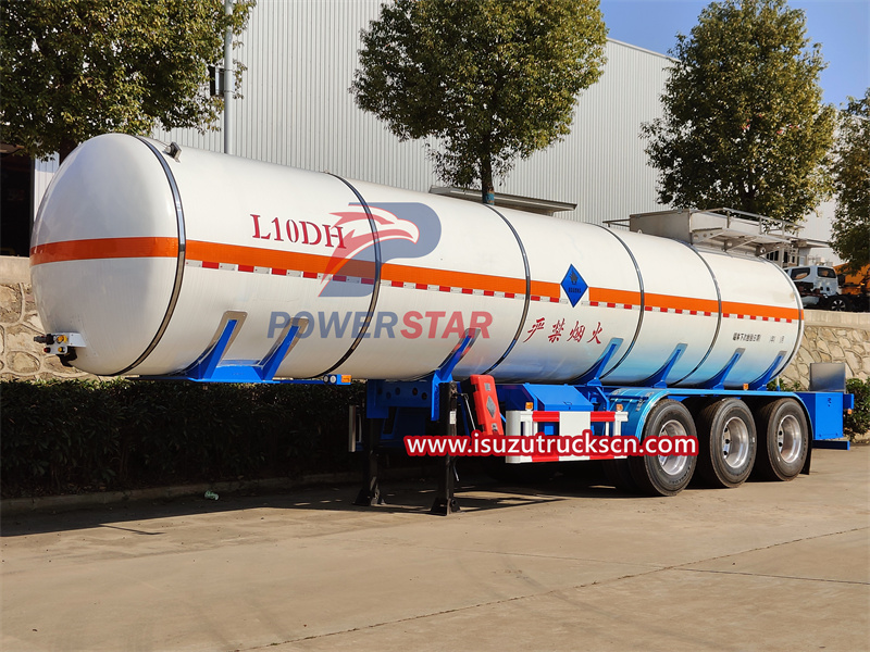 Latest LPG Gas Transport Trailer