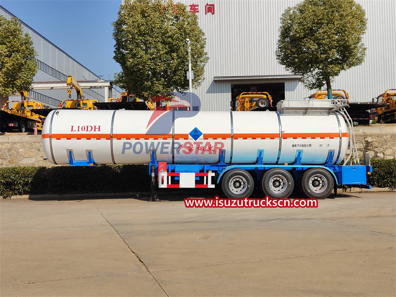 Latest LPG Gas Transport Trailer