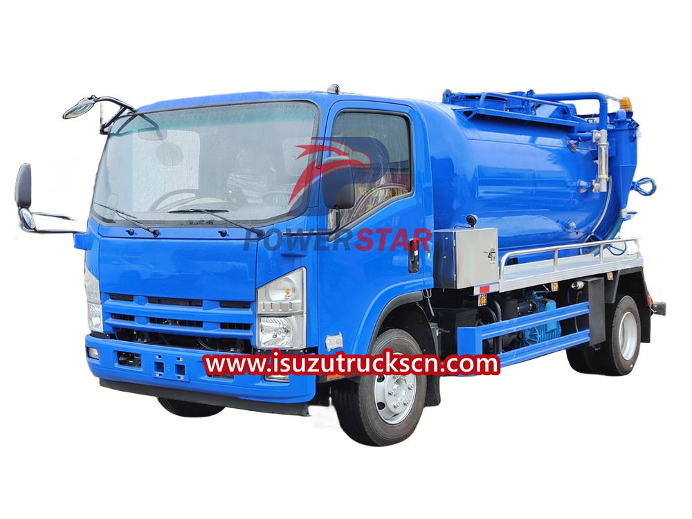 Isuzu wastewater pump truck