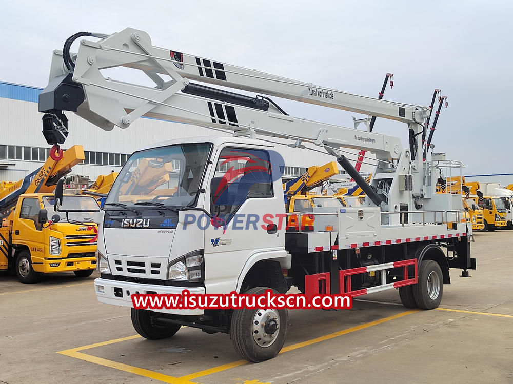 Isuzu aerial platform truck 