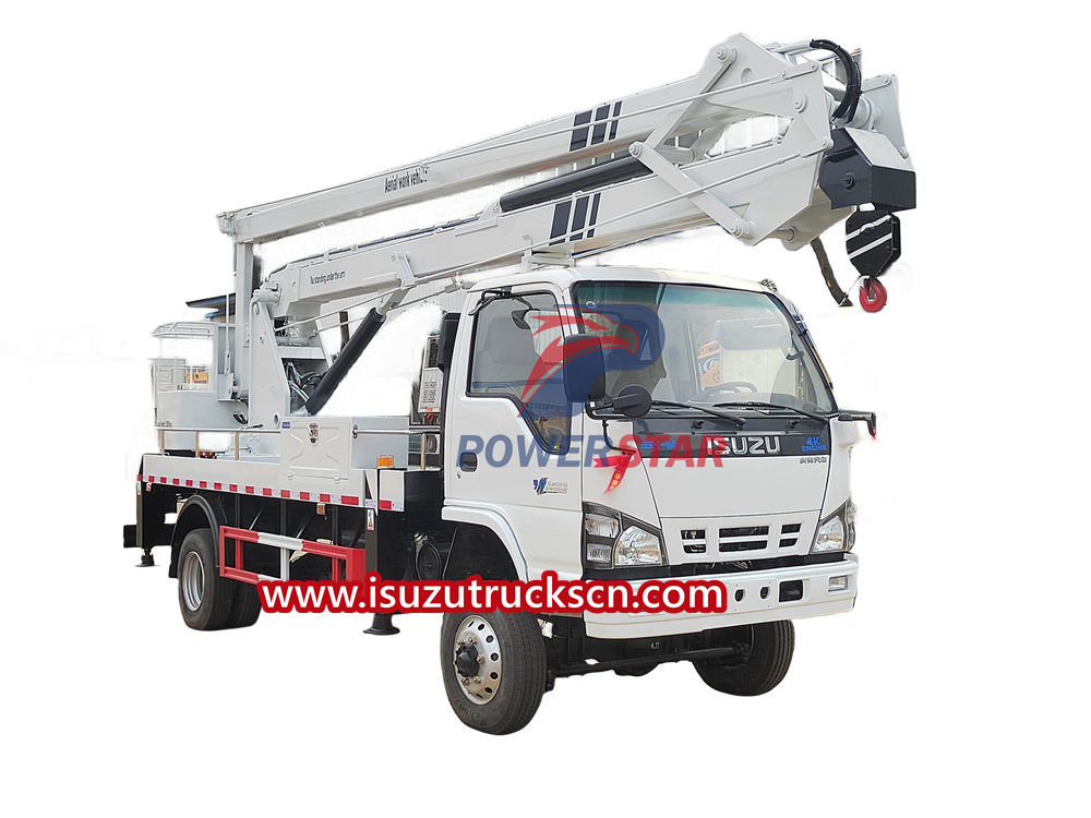 Isuzu aerial platform truck