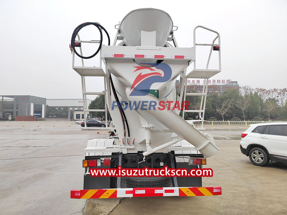 Isuzu concrete mixer truck