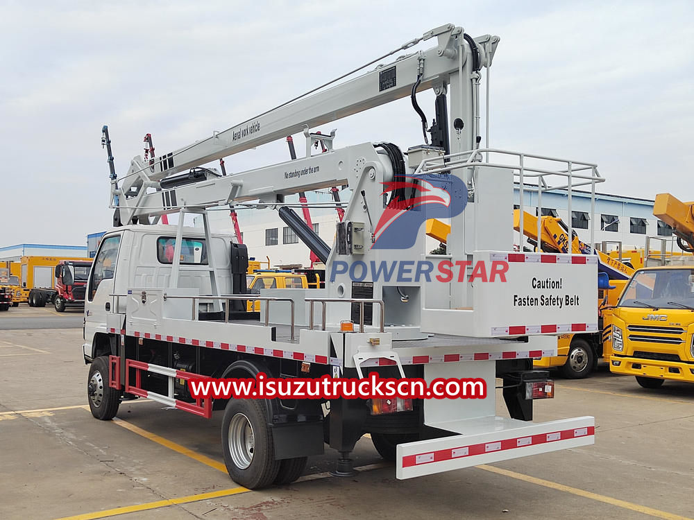 Isuzu aerial platform truck