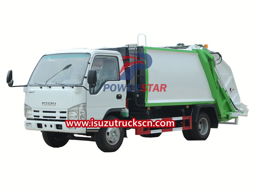 waste compactor truck