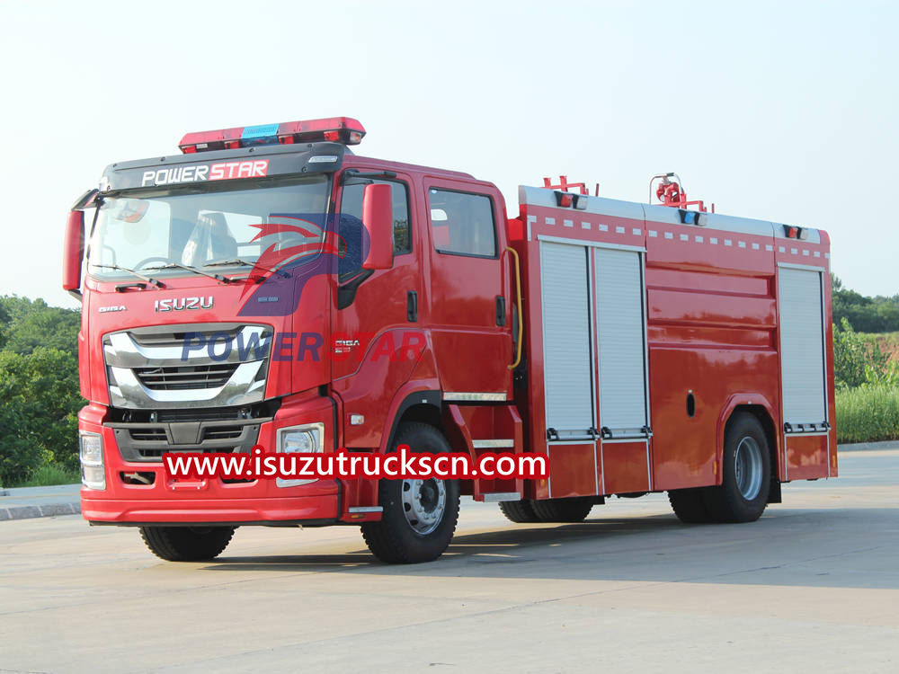 Isuzu fire truck