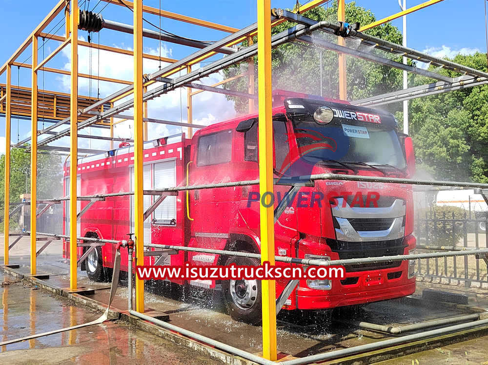 Isuzu fire truck