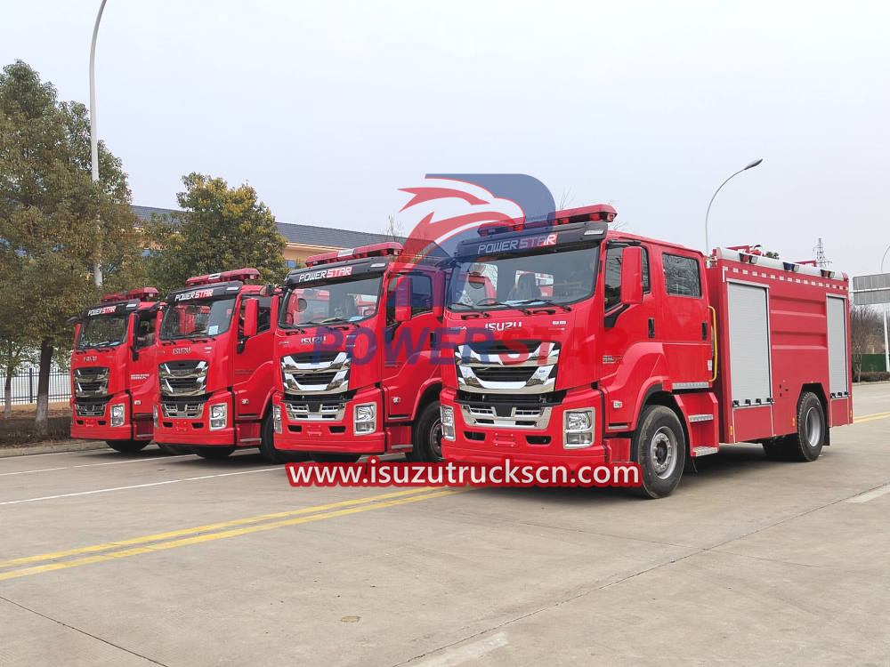 Isuzu Giga Water Foam Tank Fire Fighting Tender for Philippines