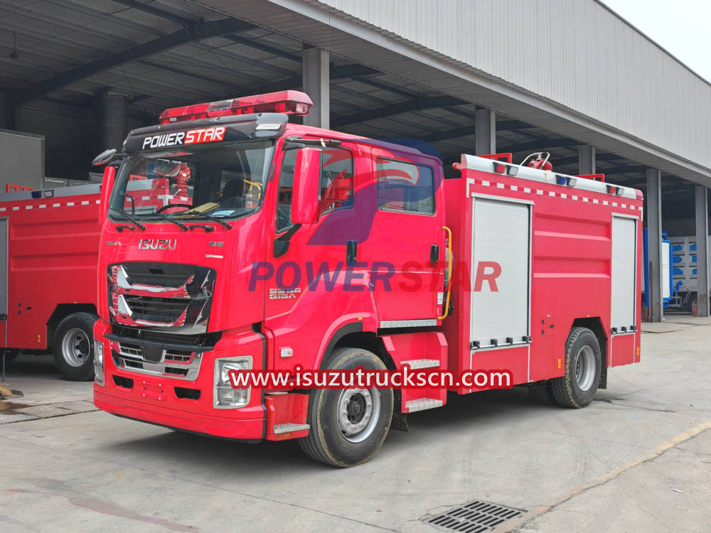 Isuzu Giga Water Foam Tank Fire Fighting Tender for Philippines