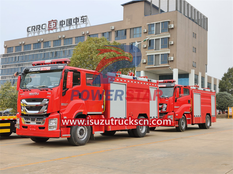 Isuzu fire truck