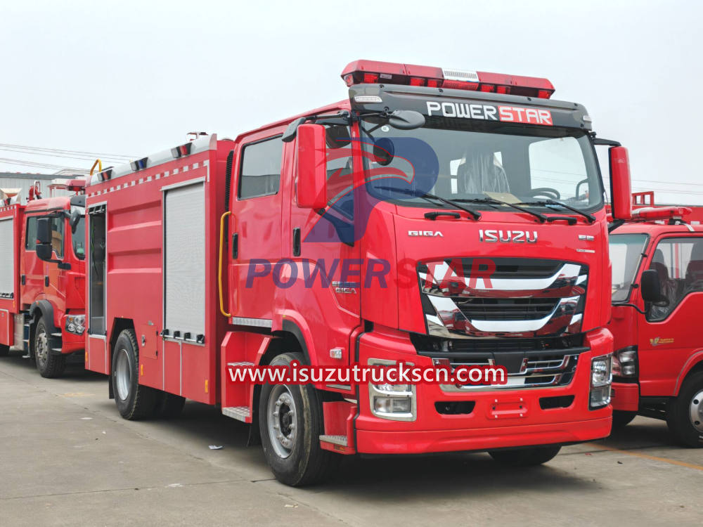 Isuzu Giga Water Foam Tank Fire Fighting Tender for Philippines