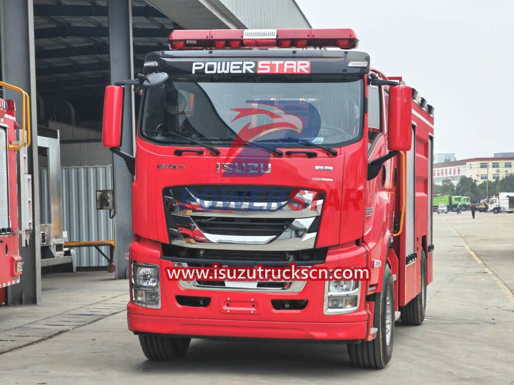 Isuzu Giga Water Foam Tank Fire Fighting Tender for Philippines