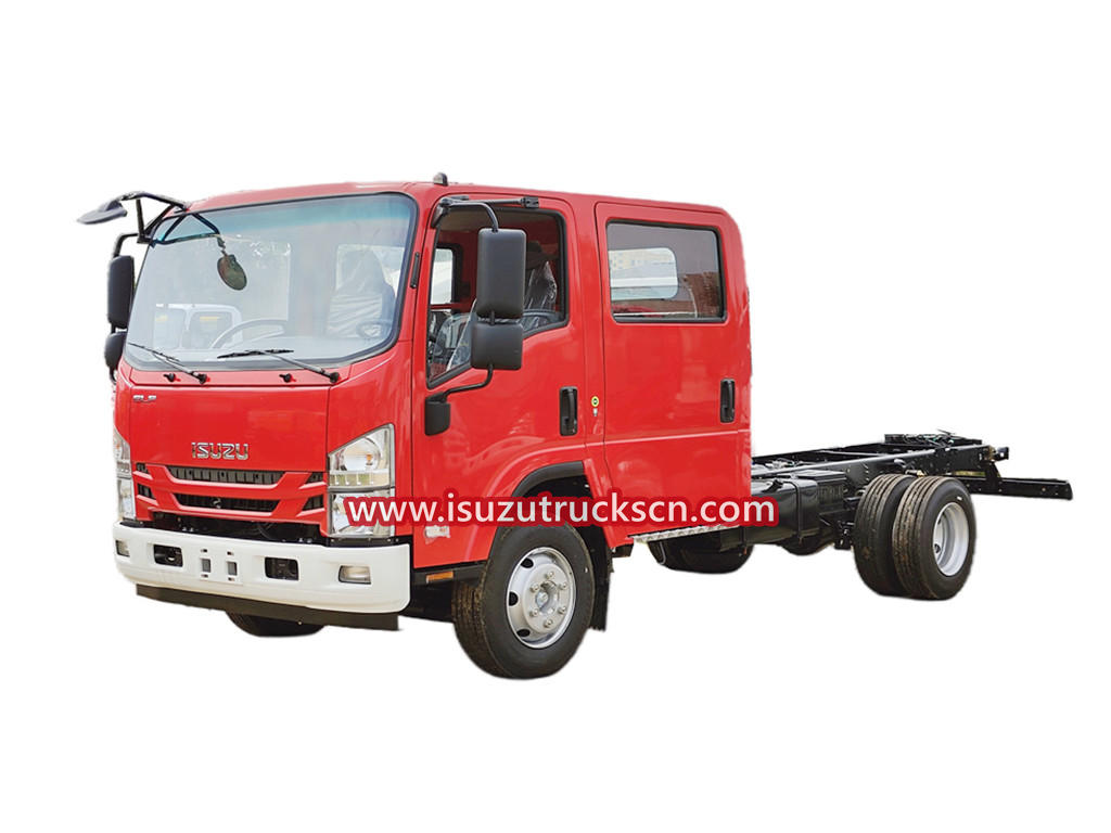 ISUZU NPR fire truck chassis cabin