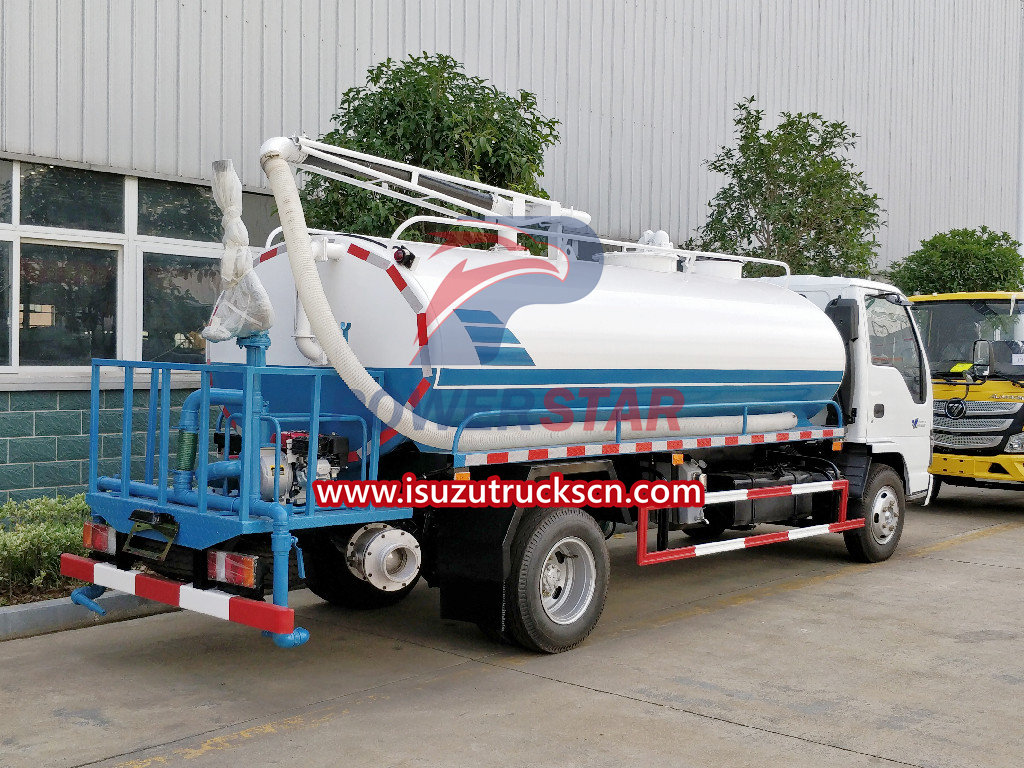 isuzu fecal suction truck