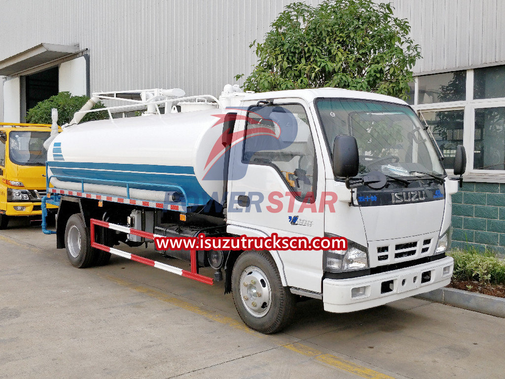 Isuzu sewage truck