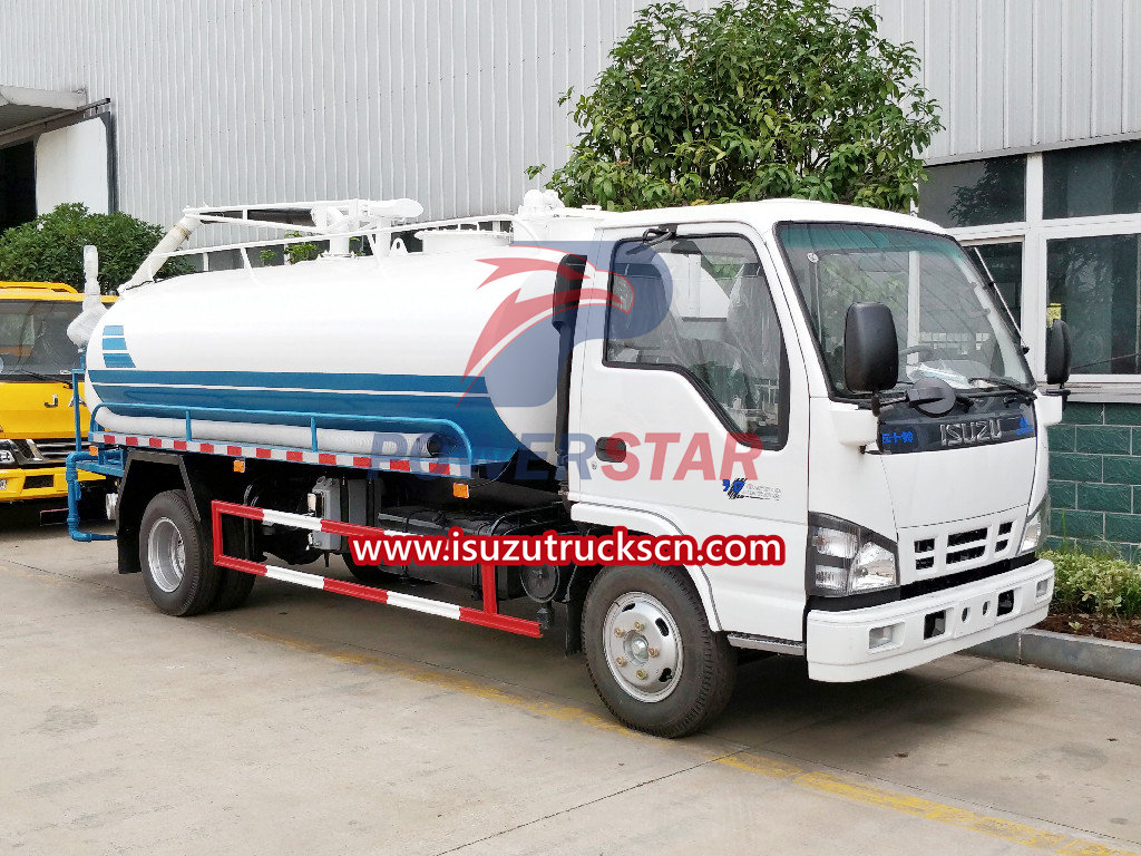 isuzu fecal suction truck