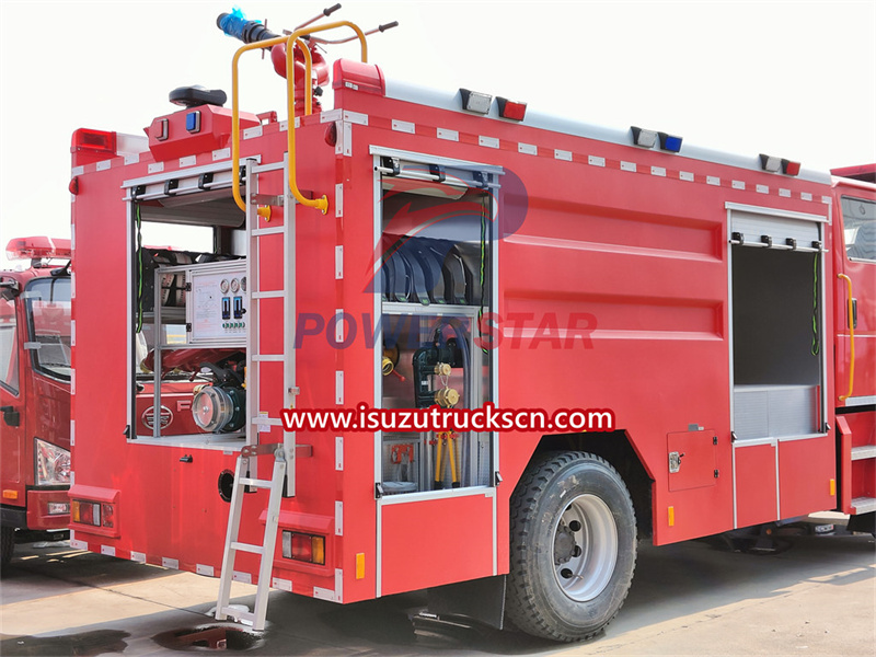 Isuzu giga fire truck