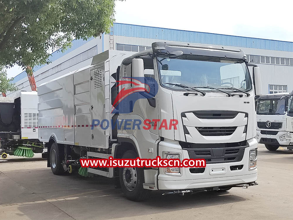 Isuzu electricity road sweeper 