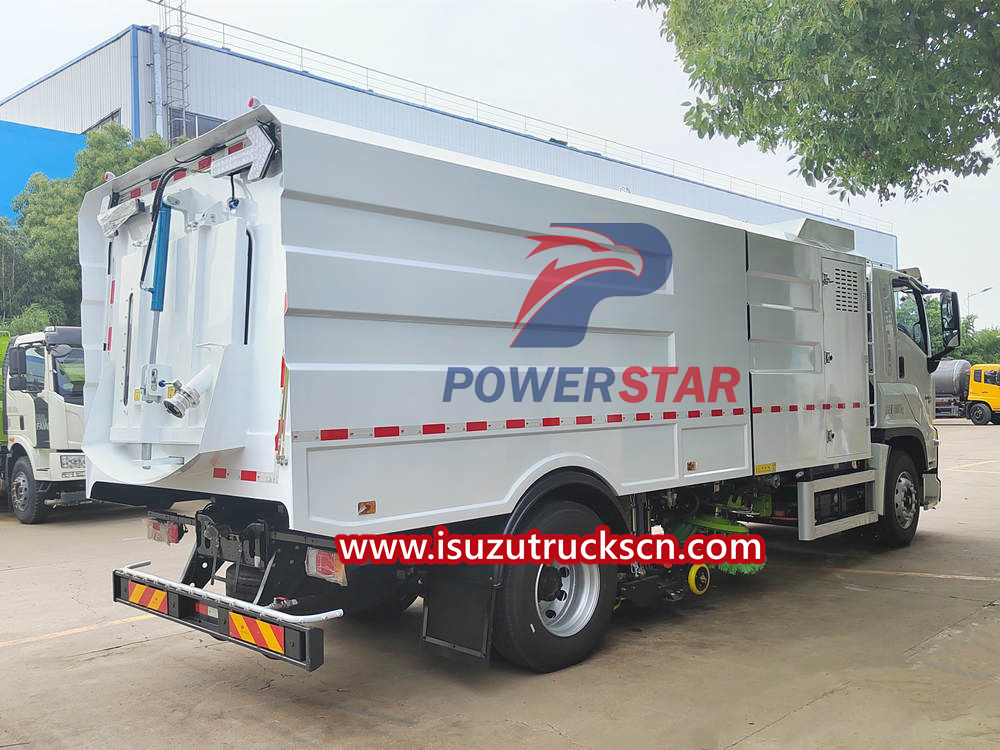 Isuzu electricity road sweeper 