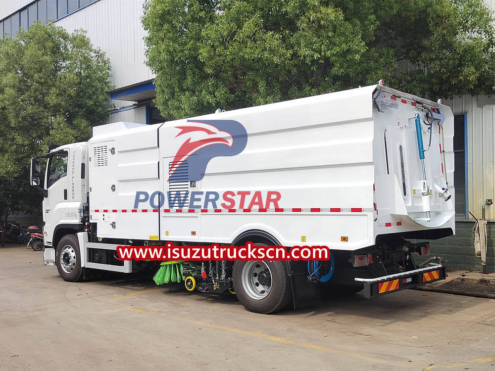 Isuzu electricity road sweeper 