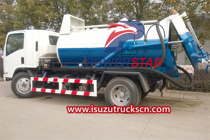 Isuzu NPR vacuum suction truck