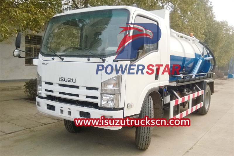 Isuzu NPR vacuum suction truck