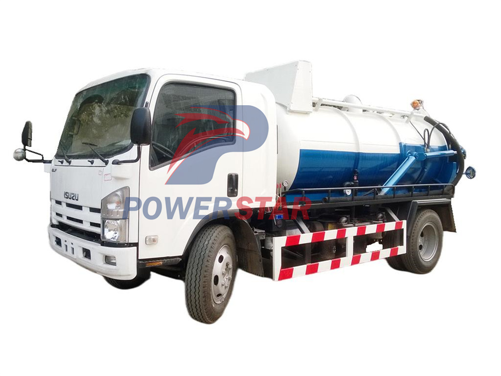 Isuzu NPR vacuum suction truck