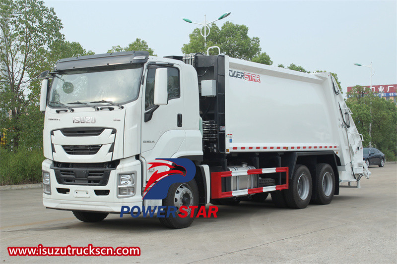 isuzu garbage compactor truck