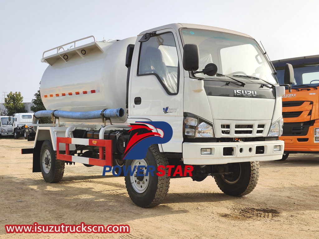 Isuzu 4 wheels 4x4 Vacuum Suction Trucks specification pictures and price