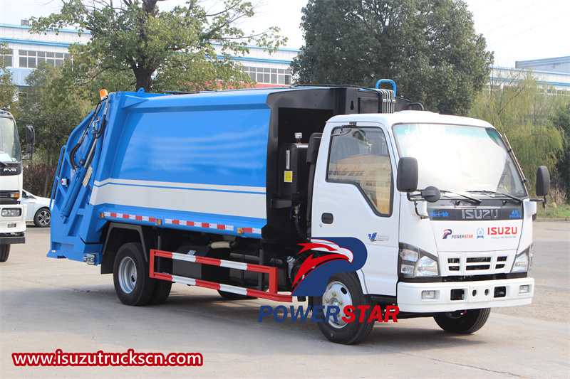 isuzu garbage compactor truck