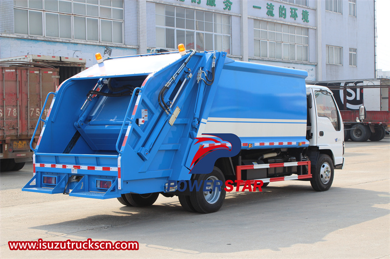 isuzu garbage compactor truck