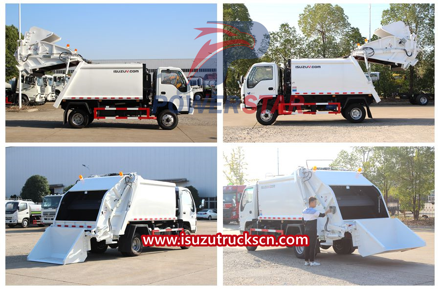 isuzu garbage compactor truck