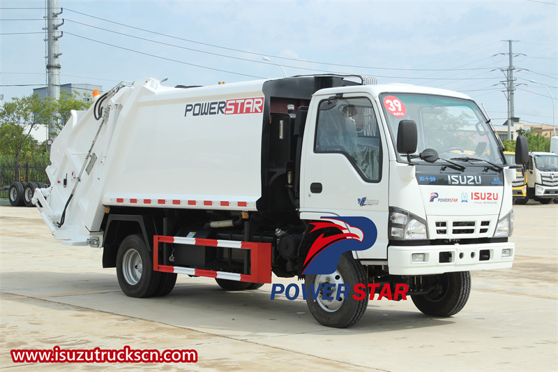 isuzu rear loader compactor