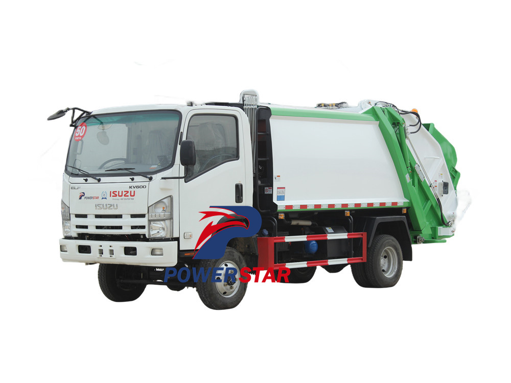 ISUZU KV600 rear loader compactor