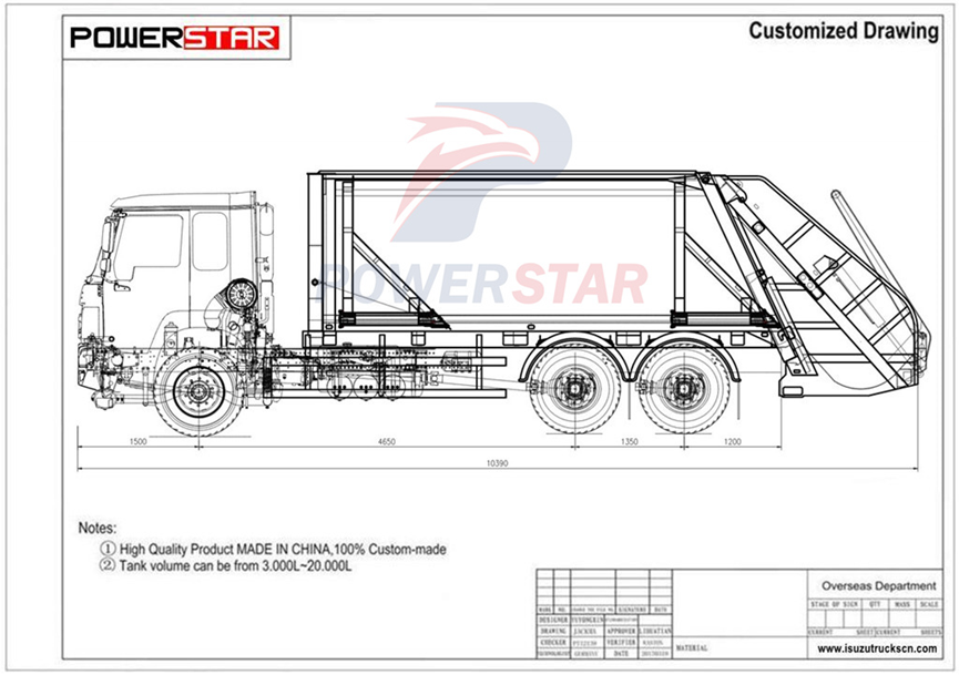 isuzu giga compactor garbage 