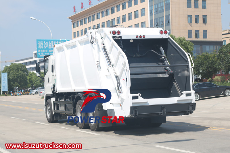 isuzu giga garbage compactor truck