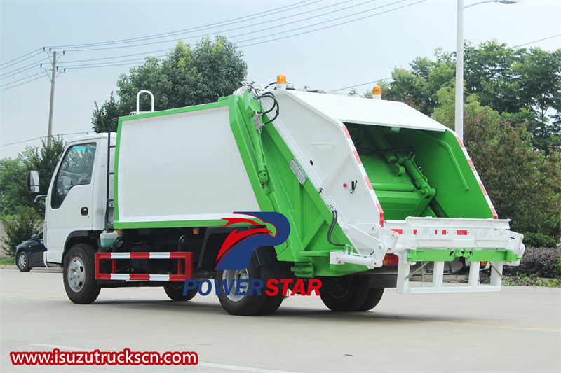 isuzu refuse compactor truck