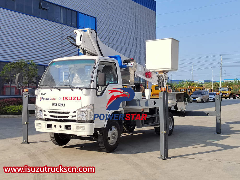 Isuzu aerial work truck