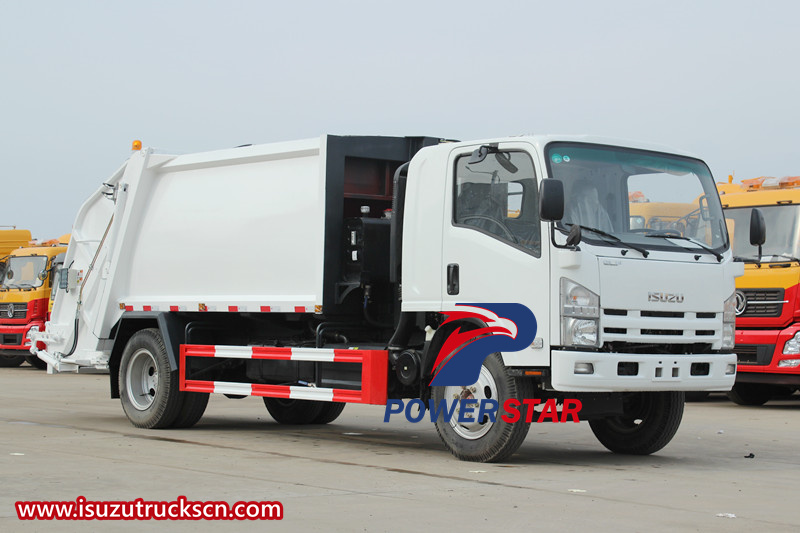 isuzu garbage disposal truck